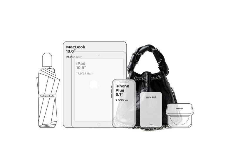 Top grain leather bag | Chain bag 3#