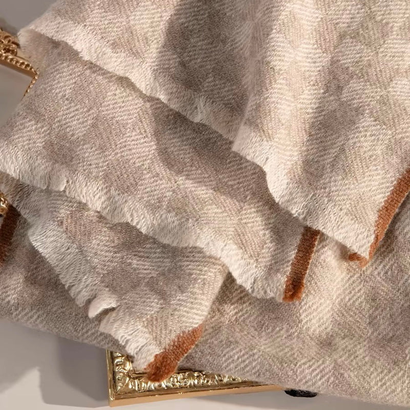 Cashmere scarf | Chessboard Queen