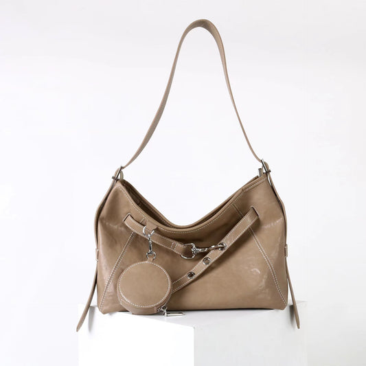 Top-Grain Leather Bag | Hobo 3#