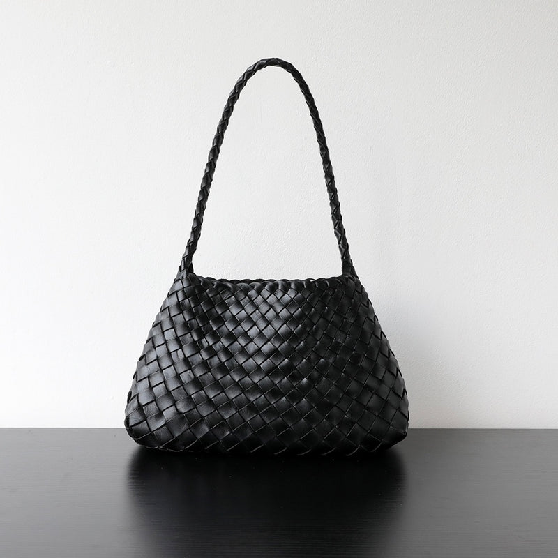 Full-grain leather bag | Woven bag | Sunlight