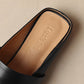 Leather flat Slippers / Hot wind