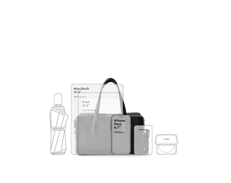 Full-grain leather | Elegant Boston