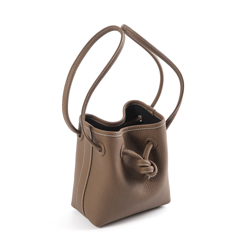 Leather Bucket bag