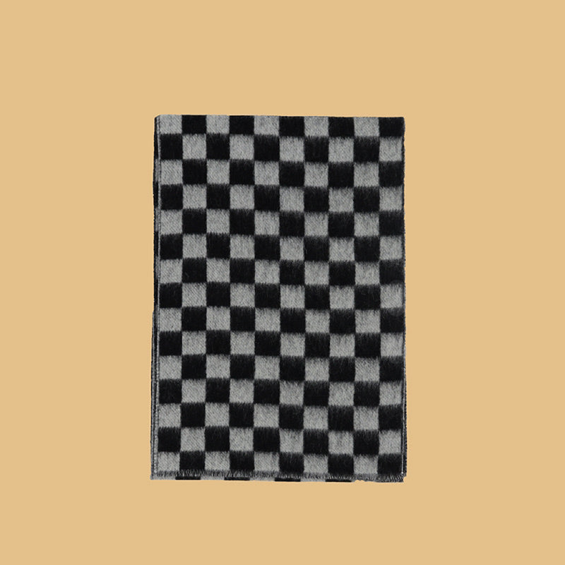 Wool scarf | Chessboard