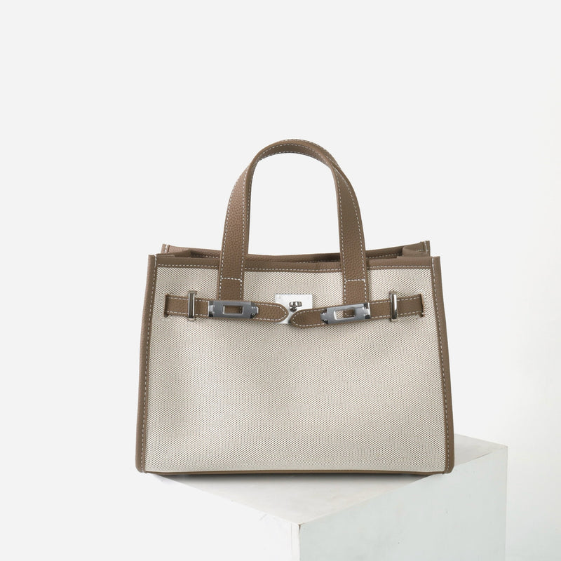 Linen canvas and Cowhi leather | Carter