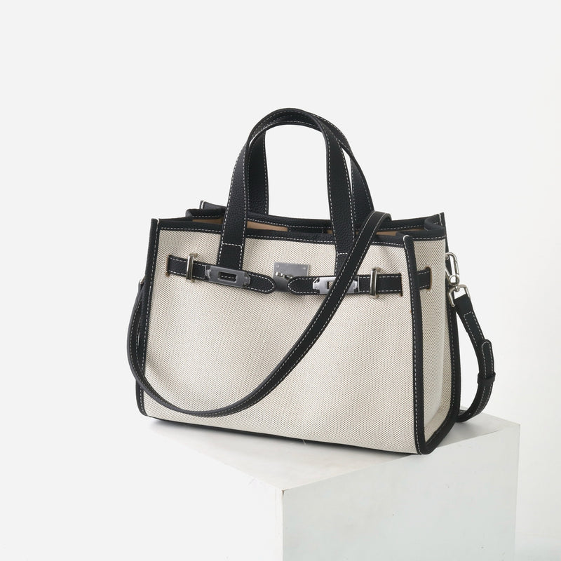 Linen canvas and Cowhi leather | Carter