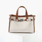 Linen canvas and Cowhi leather | Carter