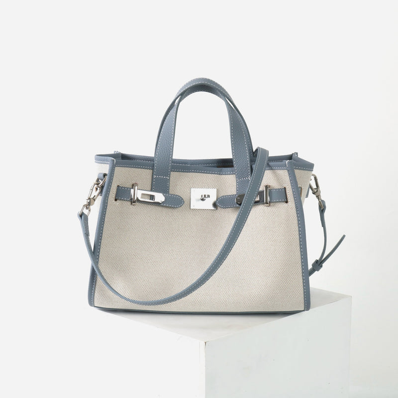 Linen canvas and Cowhi leather | Carter