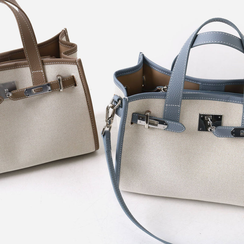 Linen canvas and Cowhi leather | Carter
