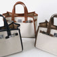 Linen canvas and Cowhi leather | Carter