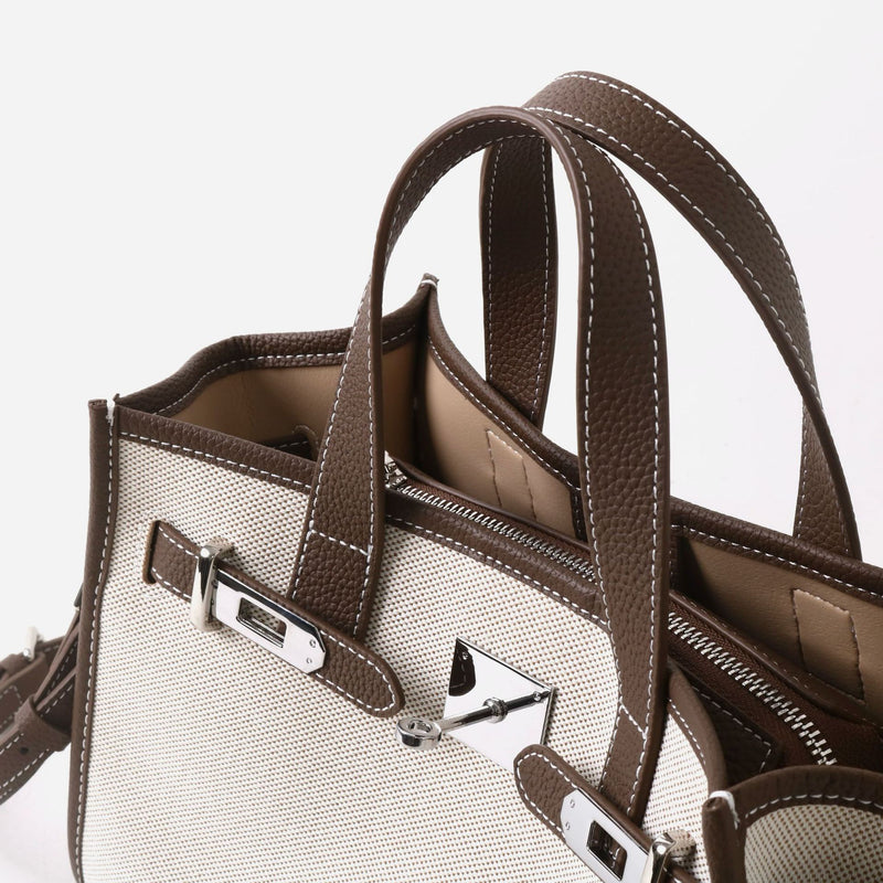 Linen canvas and Cowhi leather | Carter