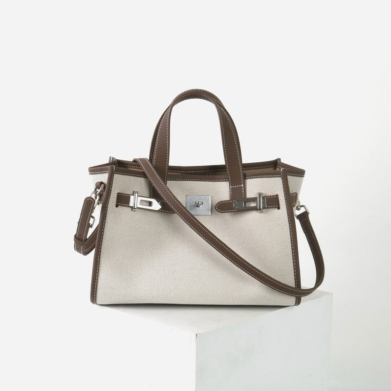Linen canvas and Cowhi leather | Carter