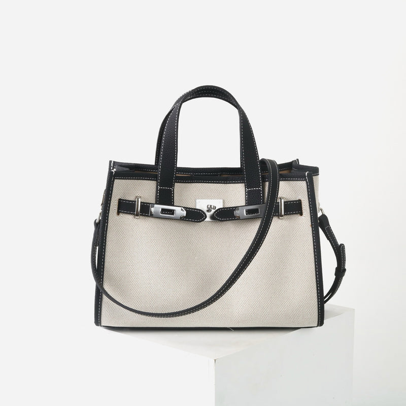 Linen canvas and Cowhi leather | Carter