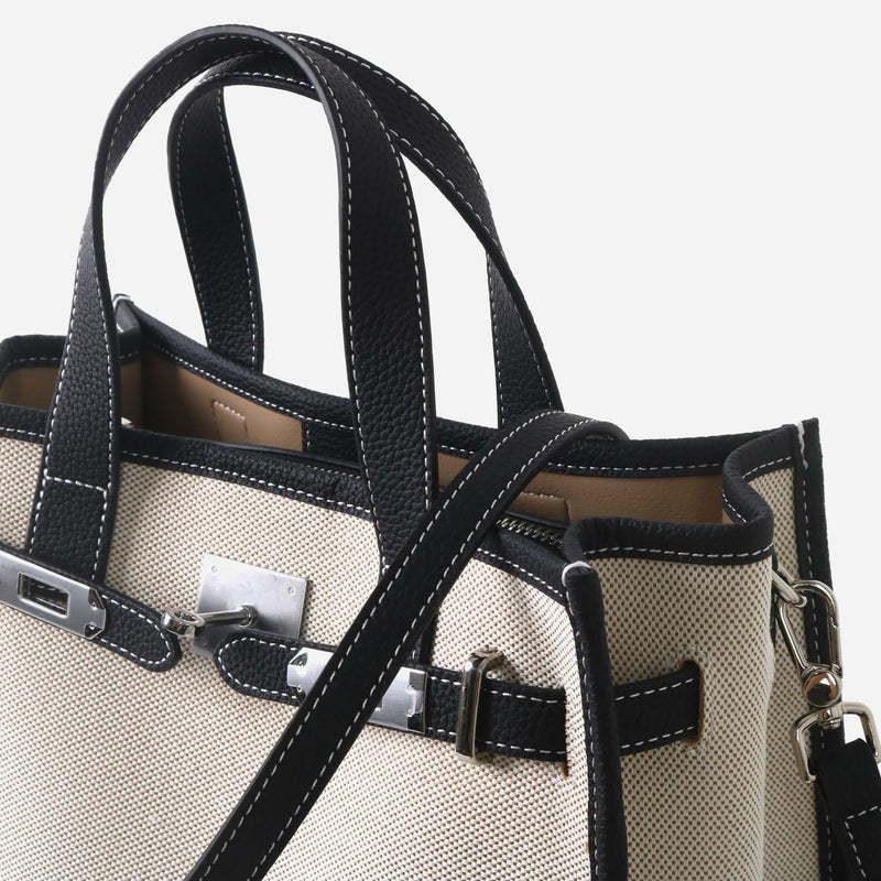 Linen canvas and Cowhi leather | Carter