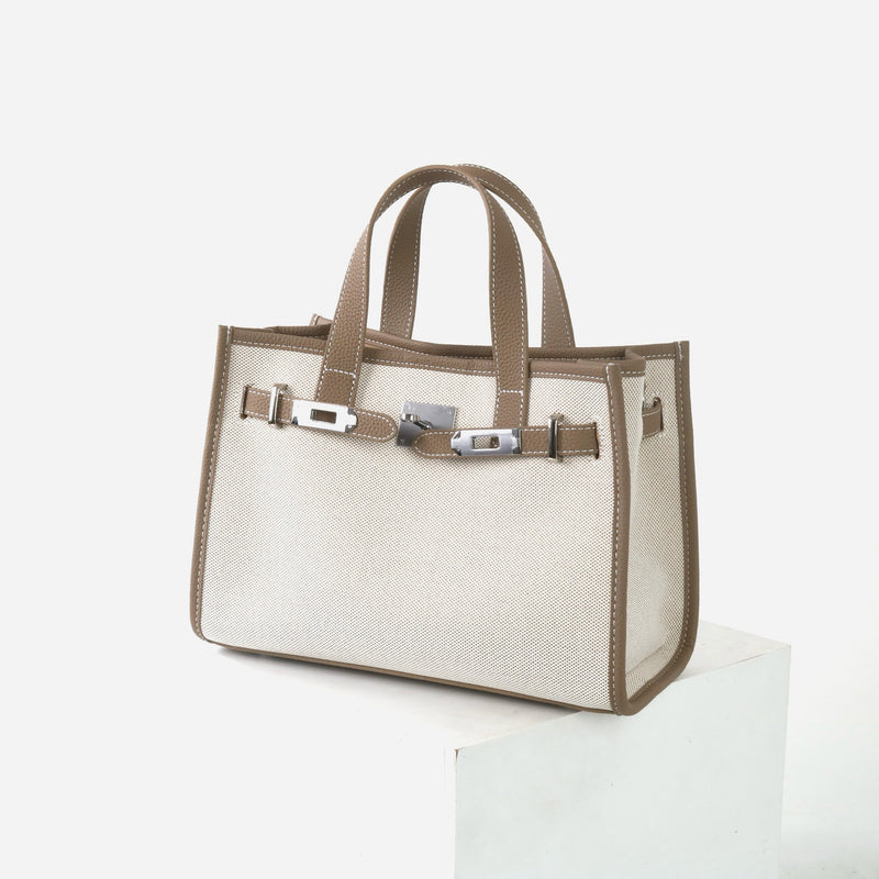 Linen canvas and Cowhi leather | Carter