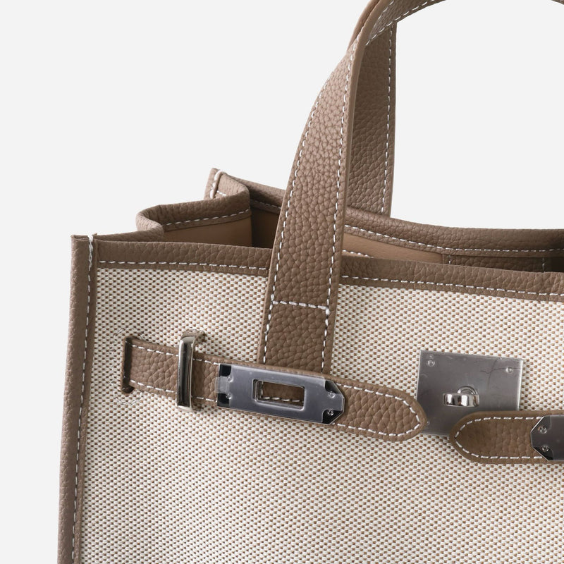 Linen canvas and Cowhi leather | Carter