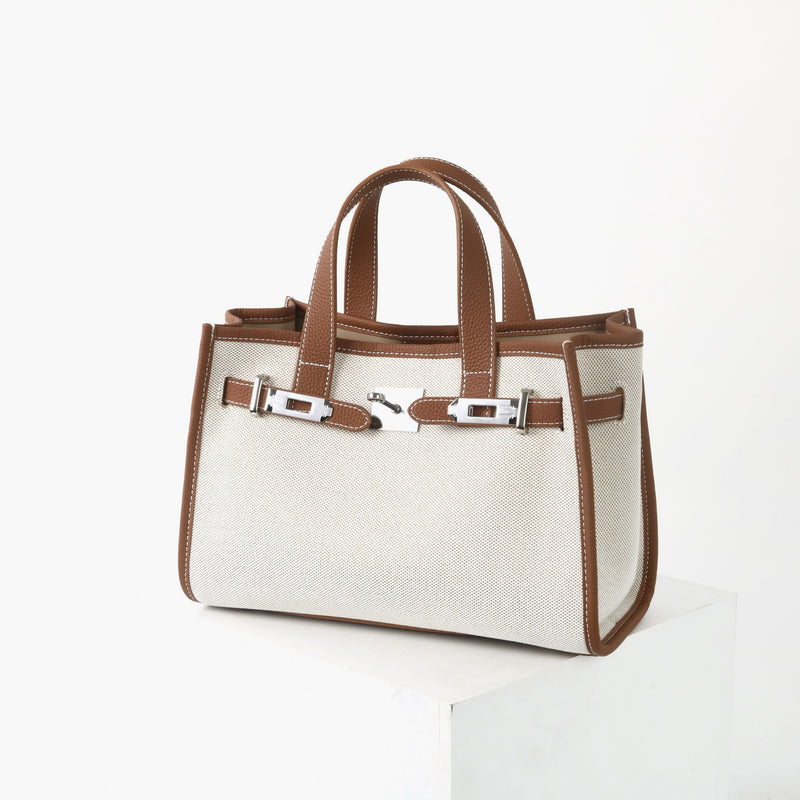 Linen canvas and Cowhi leather | Carter