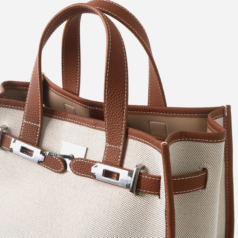 Linen canvas and Cowhi leather | Carter