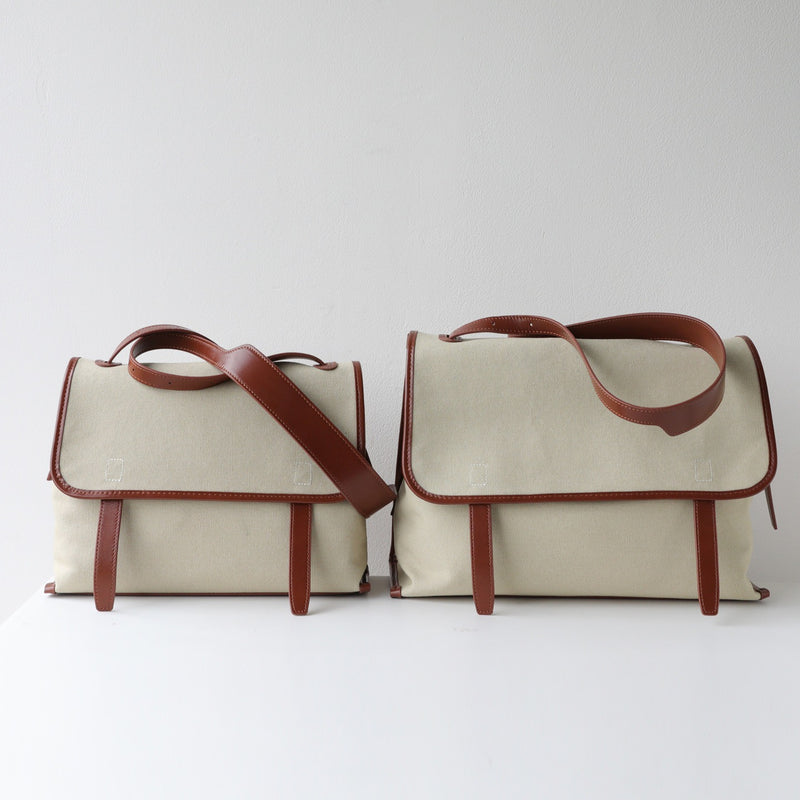 Canvas Bag and Full-Grain Leather Bag | Vinca