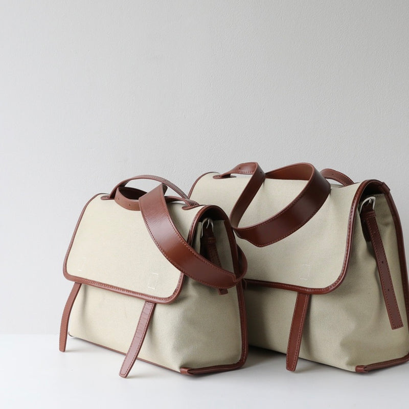 Canvas Bag and Full-Grain Leather Bag | Vinca
