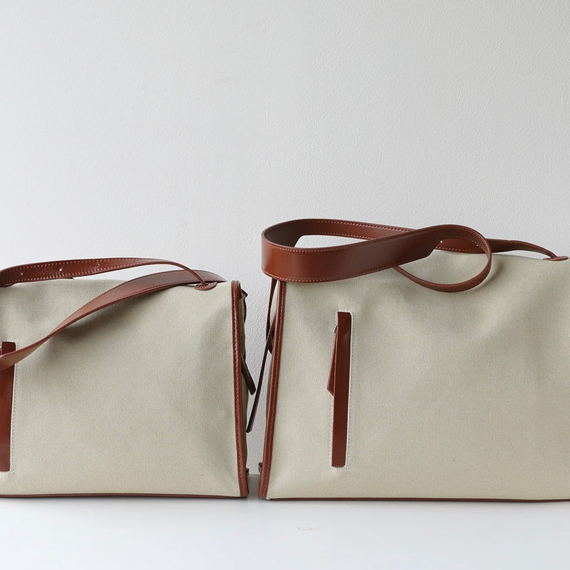 Canvas Bag and Full-Grain Leather Bag | Vinca