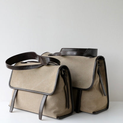 Canvas Bag and Full-Grain Leather Bag | Vinca