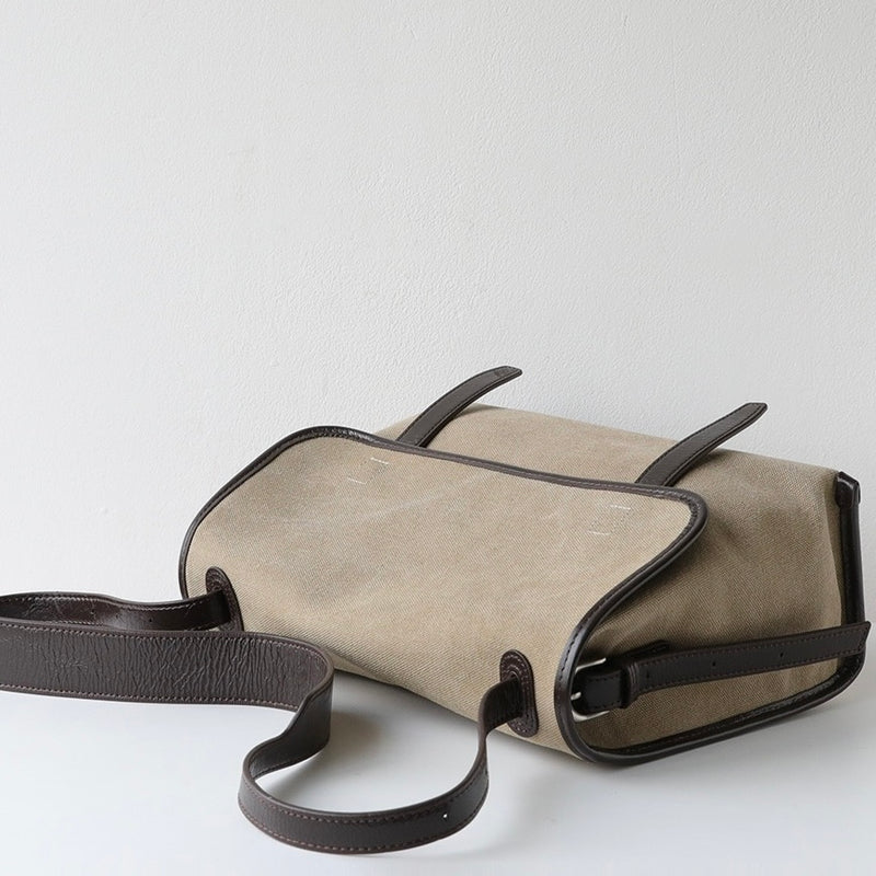 Canvas Bag and Full-Grain Leather Bag | Vinca