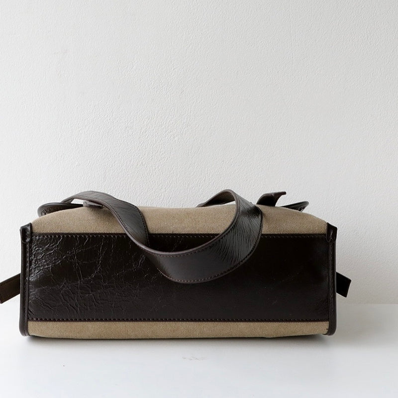 Canvas Bag and Full-Grain Leather Bag | Vinca