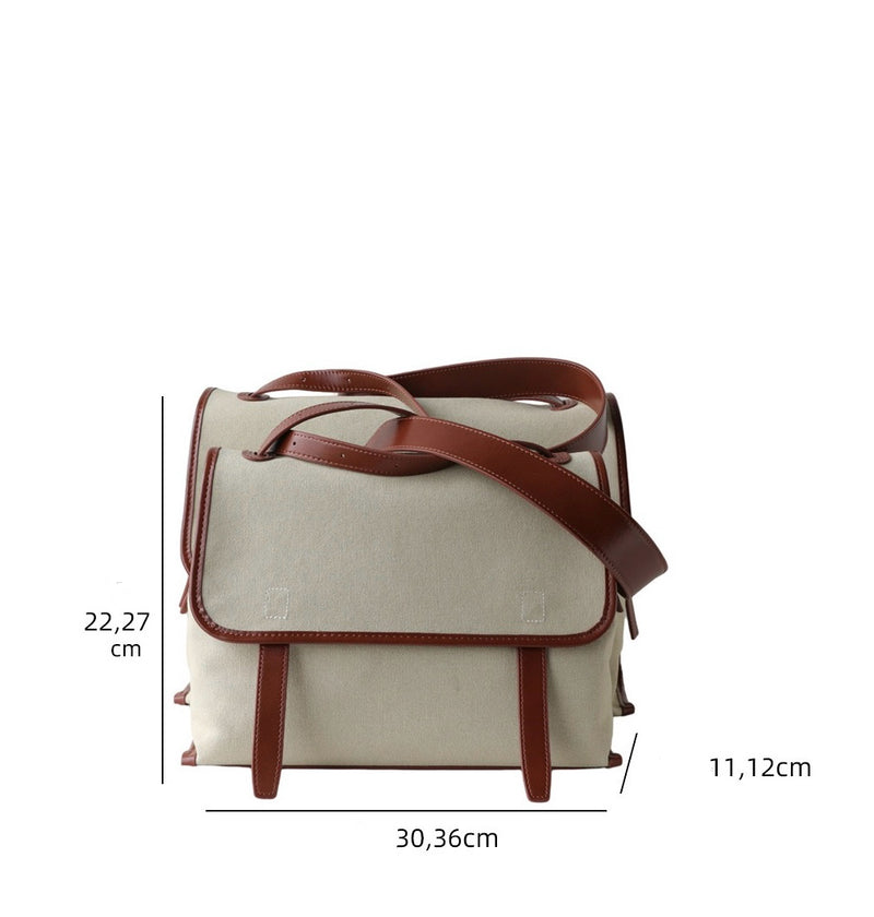 Canvas Bag and Full-Grain Leather Bag | Vinca