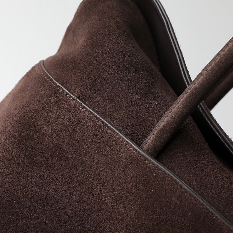 Sausage Slide｜Suede Cowhide Tote Bag