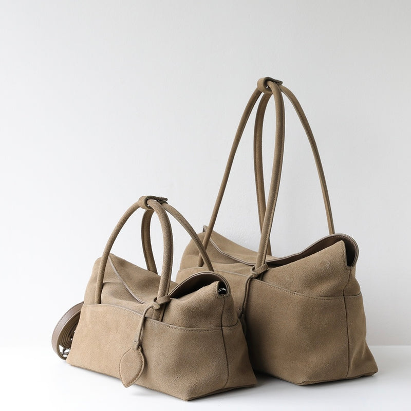 Sausage Slide｜Suede Cowhide Tote Bag