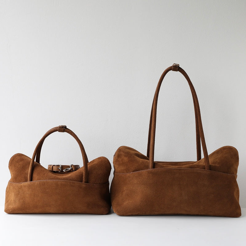 Sausage Slide｜Suede Cowhide Tote Bag