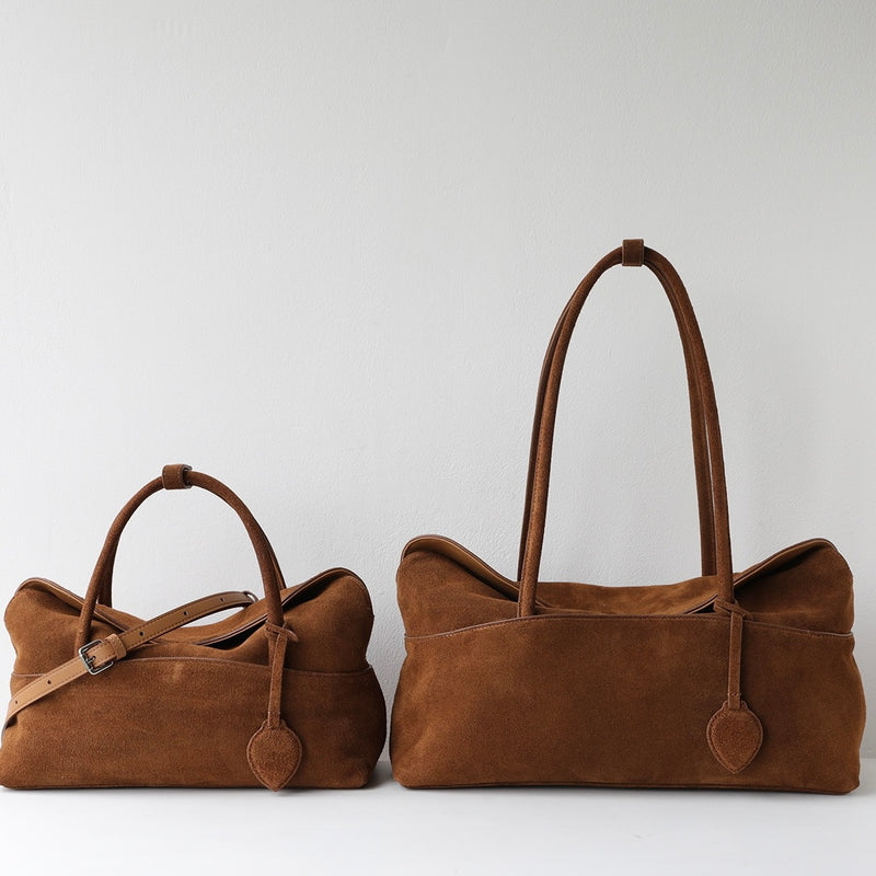 Sausage Slide｜Suede Cowhide Tote Bag