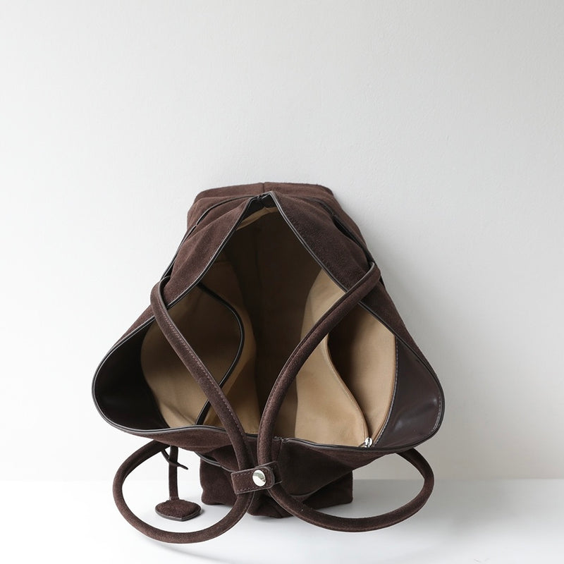 Sausage Slide｜Suede Cowhide Tote Bag