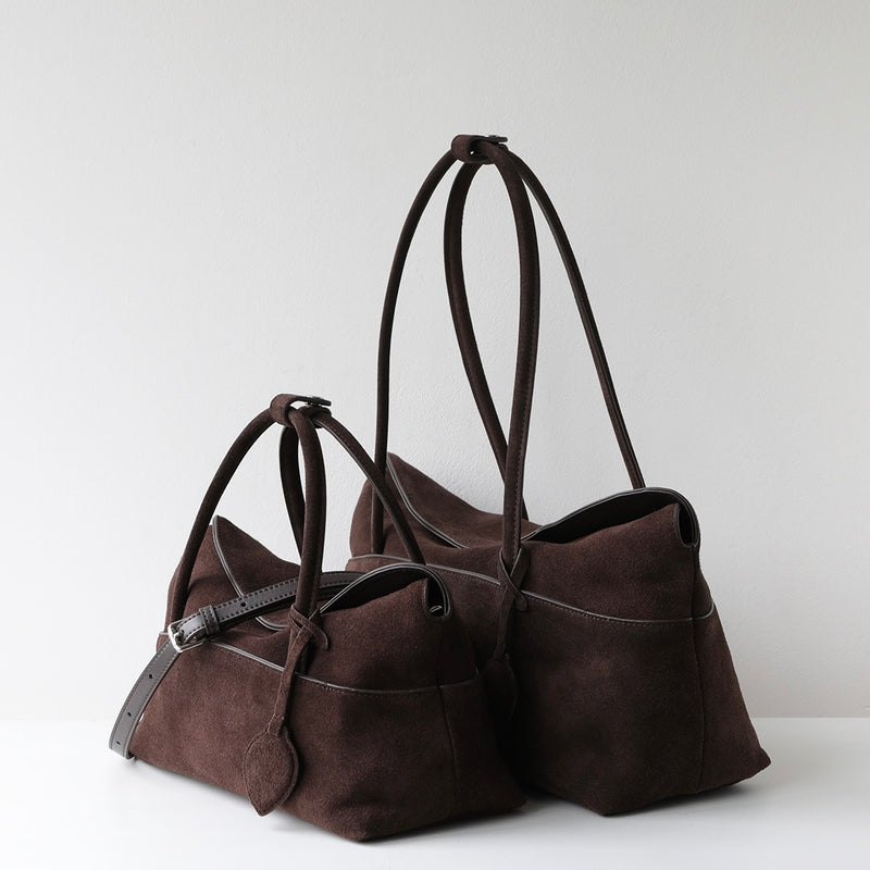 Sausage Slide｜Suede Cowhide Tote Bag