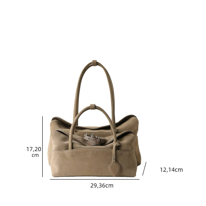Sausage Slide｜Suede Cowhide Tote Bag