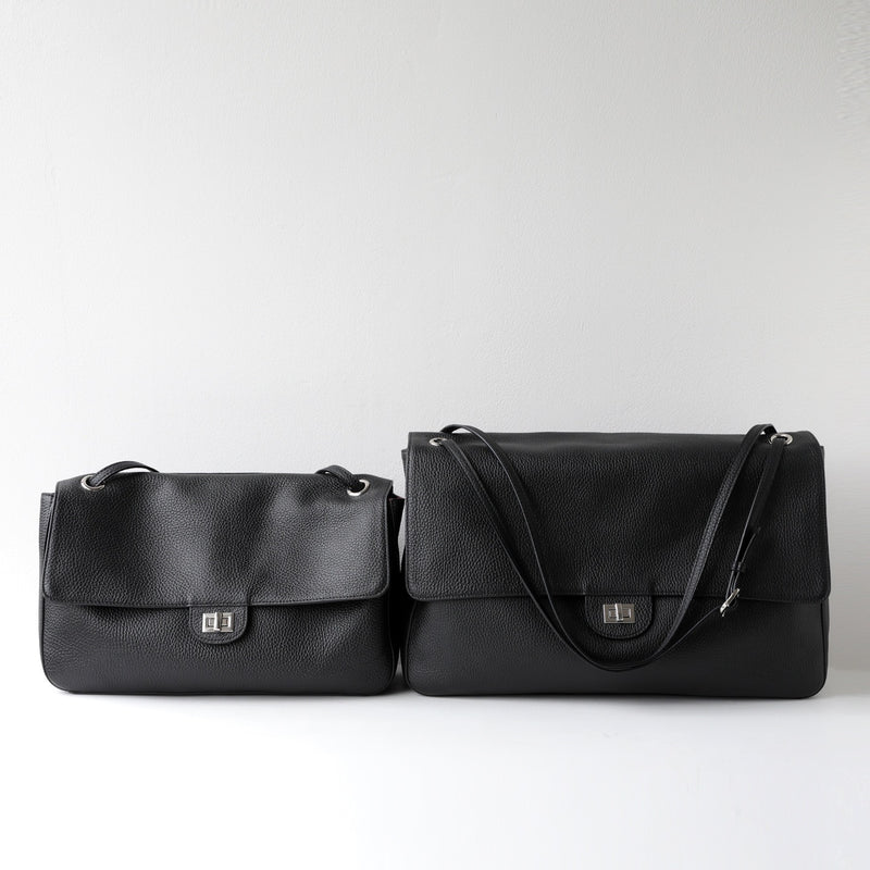 Urban Pebble | Full-Grain Leather Messenger Bag