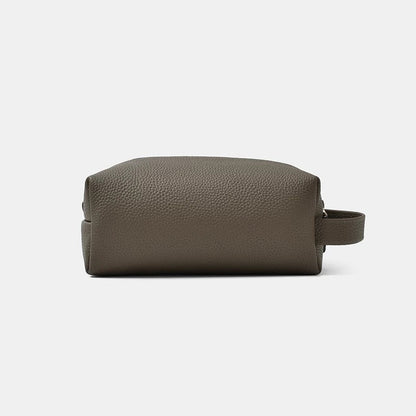 Full-Grain leather makeup bag｜Pura
