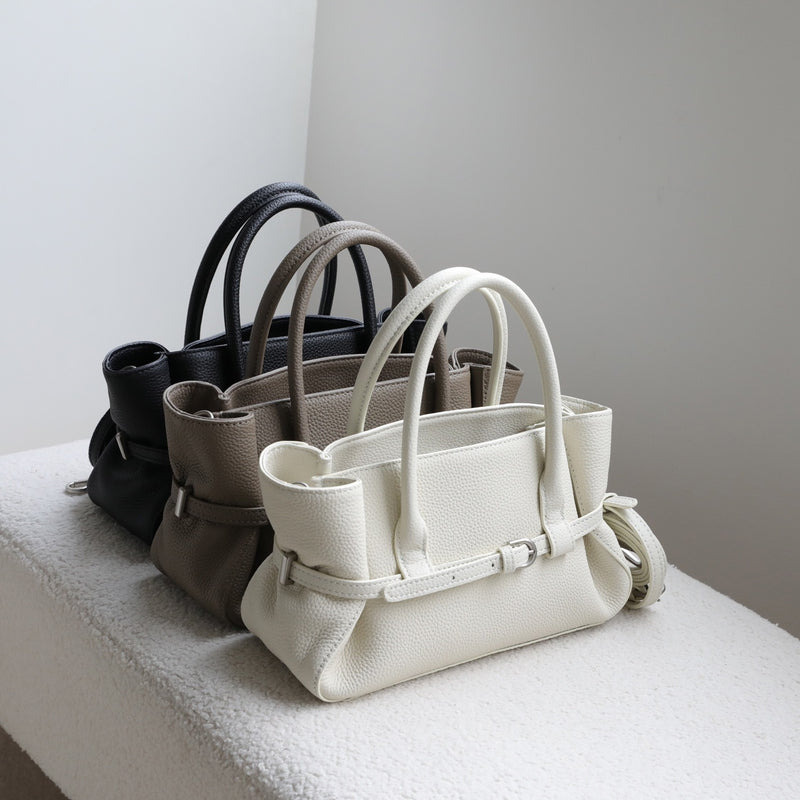 Full-Grain Leather Bag | Soft Cinch