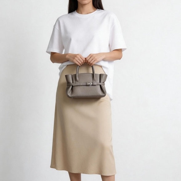 Full-Grain Leather Bag | Soft Cinch