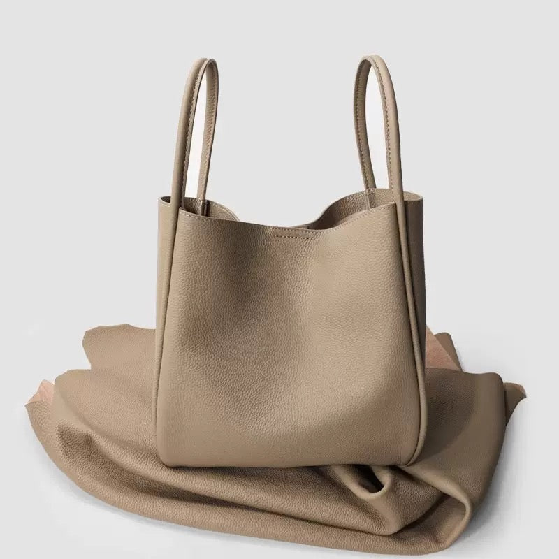 Full-Grain Leather Bag| Ella Tote