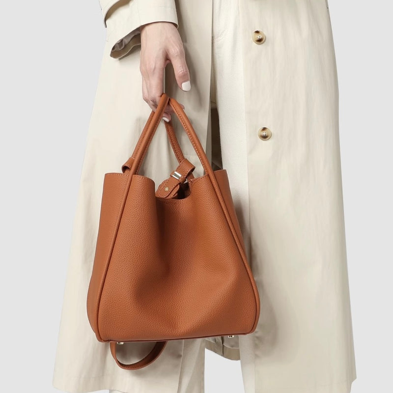 Full-Grain Leather Bag| Ella Tote