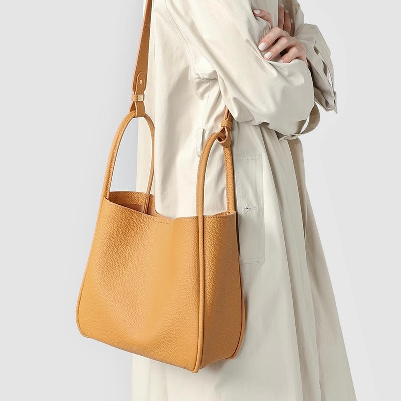 Full-Grain Leather Bag| Ella Tote