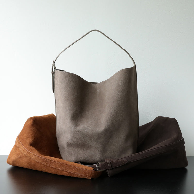 Full-Grain Leather Bag | SuedeTote