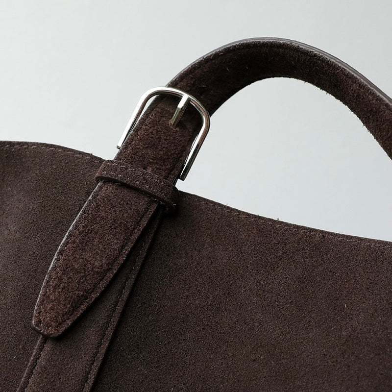 Full-Grain Leather Bag | SuedeTote