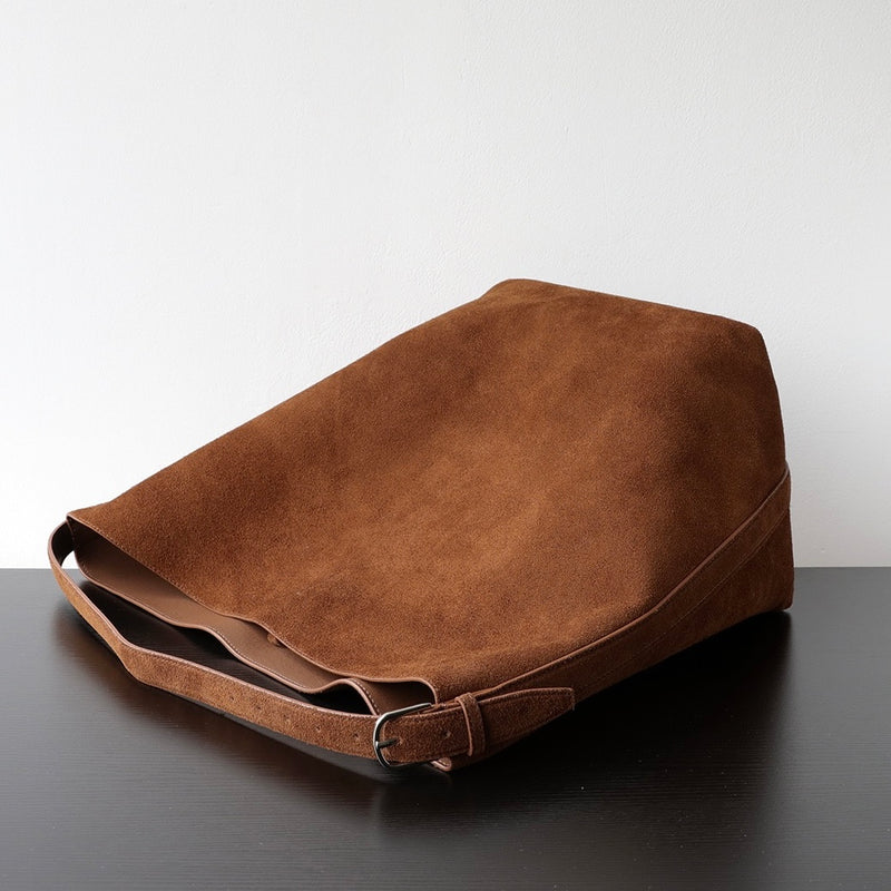 Full-Grain Leather Bag | SuedeTote