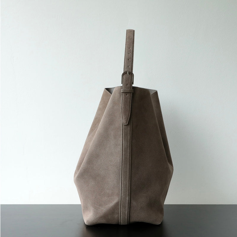 Full-Grain Leather Bag | SuedeTote
