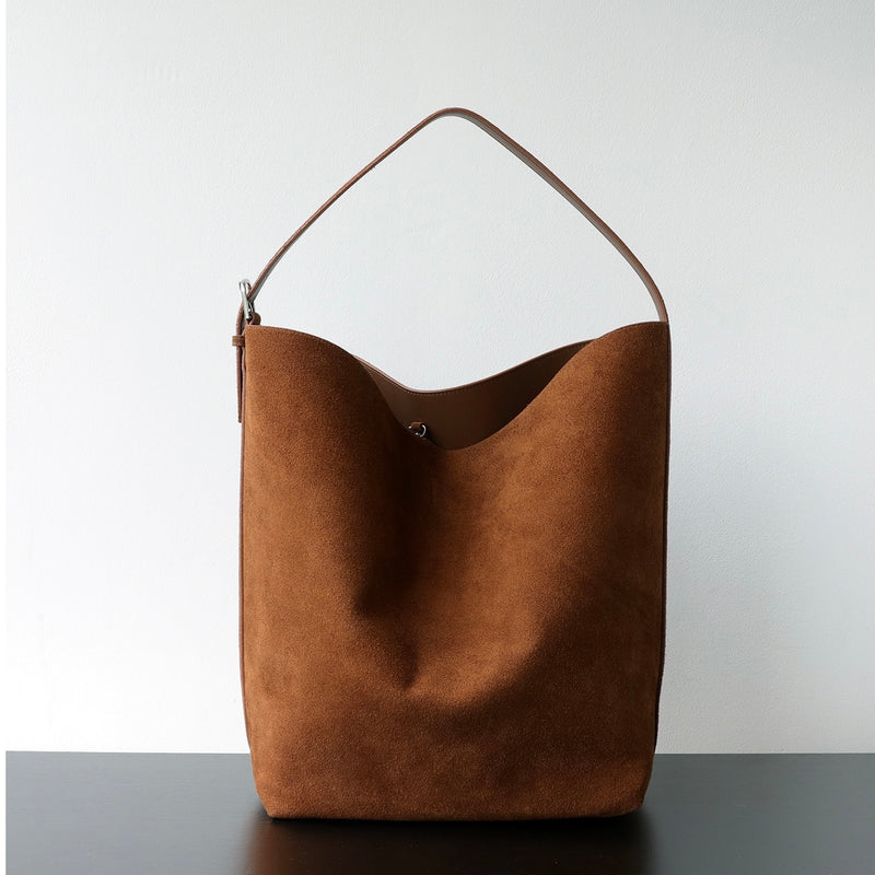 Full-Grain Leather Bag | SuedeTote