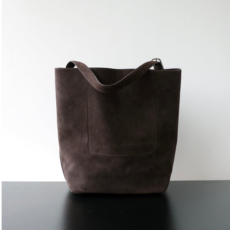 Full-Grain Leather Bag | SuedeTote