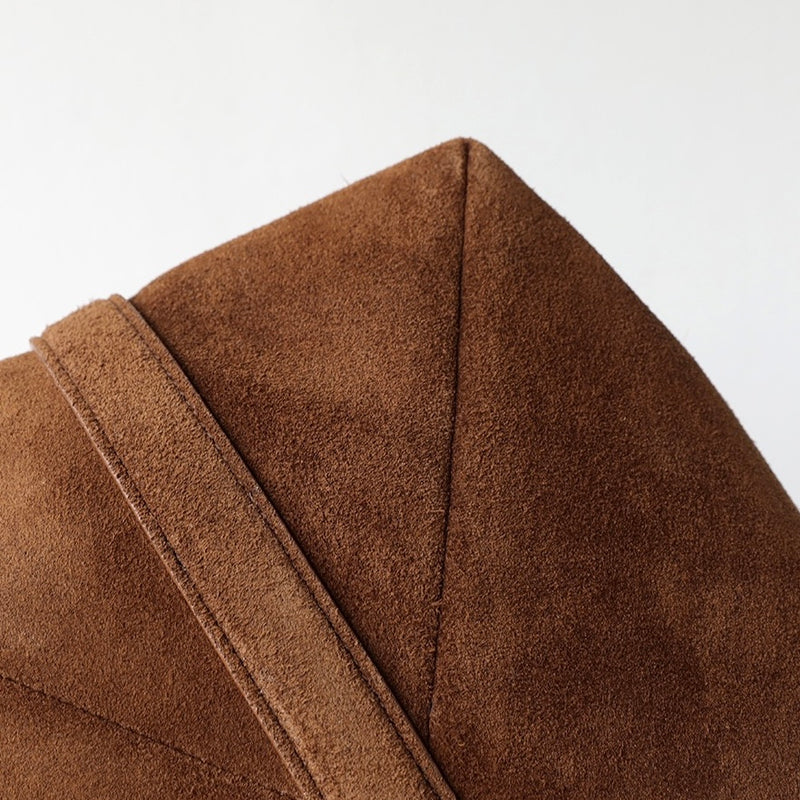 Full-Grain Leather Bag | SuedeTote